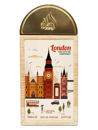 Lattafa London The City of Contrast | Lattafa Perfumes | EDP perfume bottle — buy in South Africa