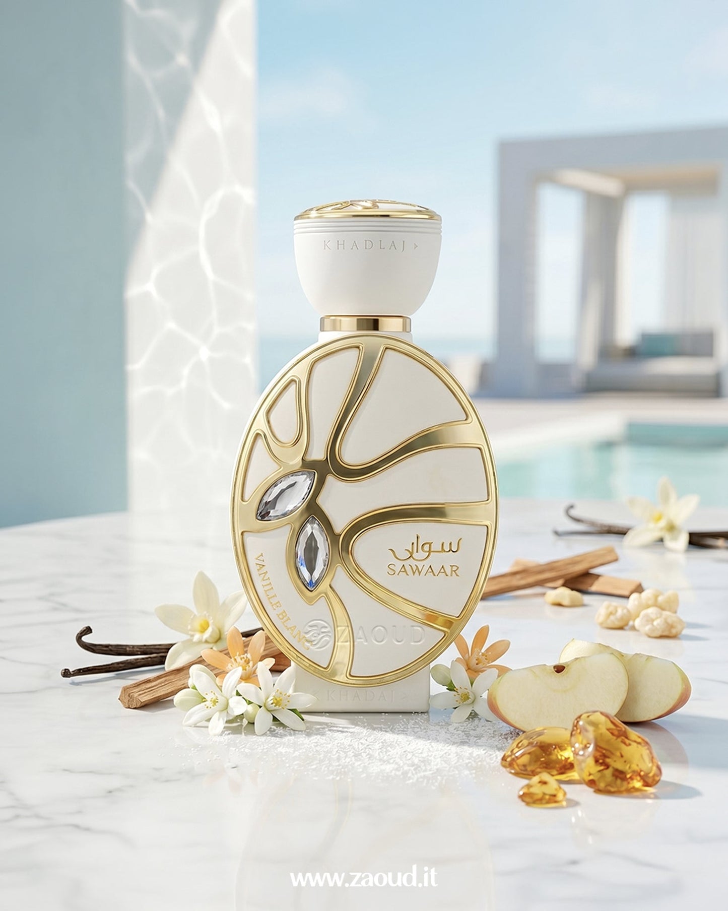 SAWAAR VANILLE BLAN by Khadlaj – EDP 100ml