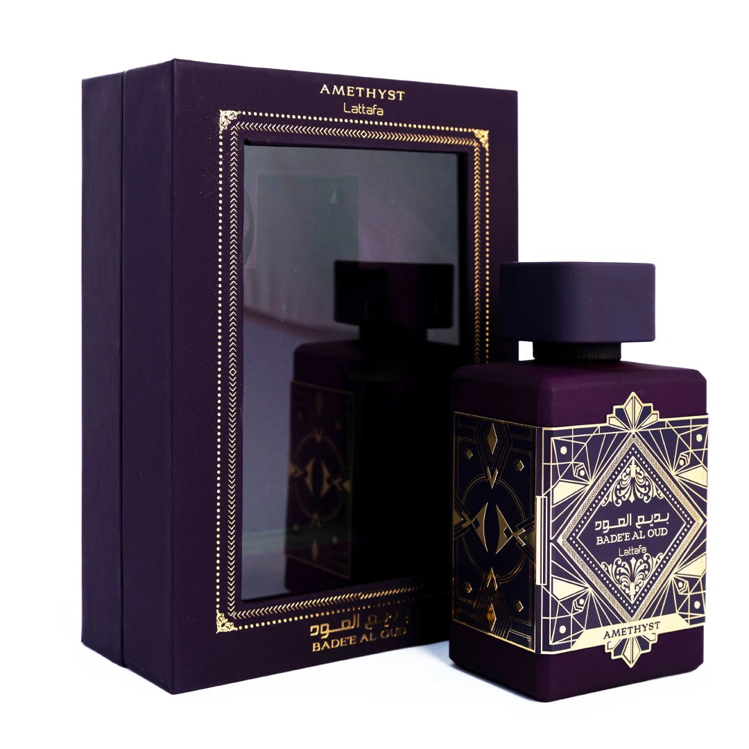 Badee Al Oud Amethyst by Lattafa image 1 Inspired by Initio Parfums PrivÃ©s Atomic Rose