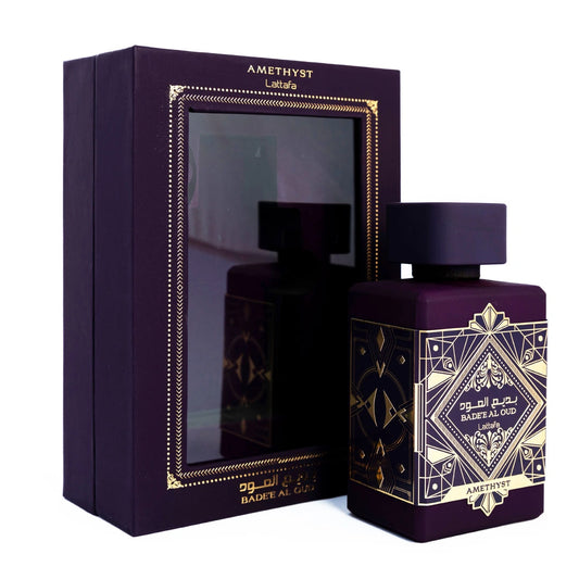 Badee Al Oud Amethyst by Lattafa image 1 Inspired by Initio Parfums PrivÃ©s Atomic Rose