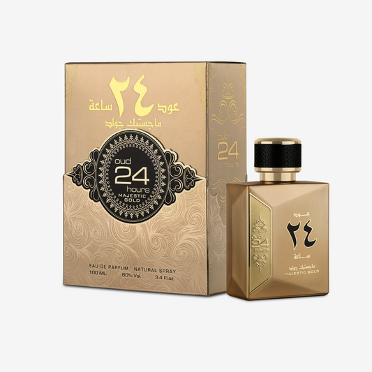 Oud 24 Hours Majestic Gold image 1 Inspired by Armani's Stronger With You Leather