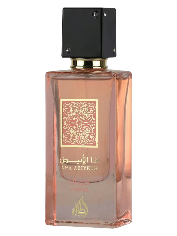 Dubai Aroma Ana Abiyedh Coral | Lattafa Perfumes | EDP perfume bottle — buy in South Africa