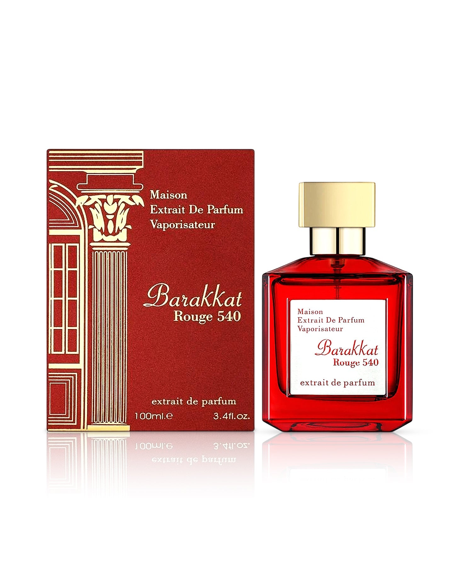 Barakkat Rouge 540 - 100ml Extrait De Parfum - Inspired by Maison