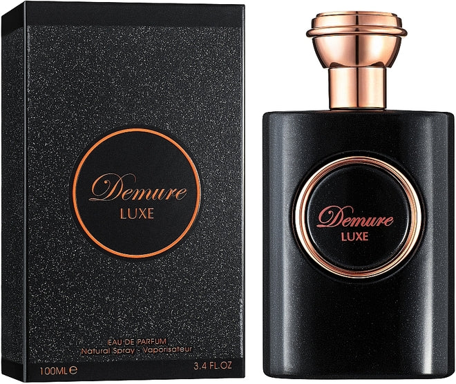 Demure Luxe EDP 100ml by FRAGRANCE WORLD perfume bottle at Dubai Aroma South Africa