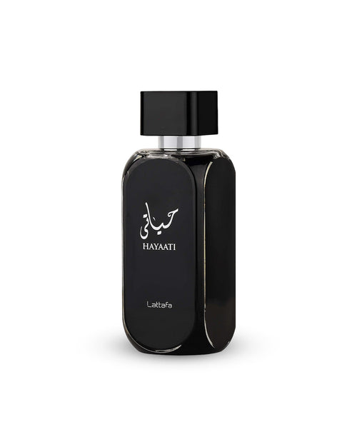 Dubai Aroma hayaati-black-100ml-by-lattafa image1 Inspired by Paco Rabanne - Invictus