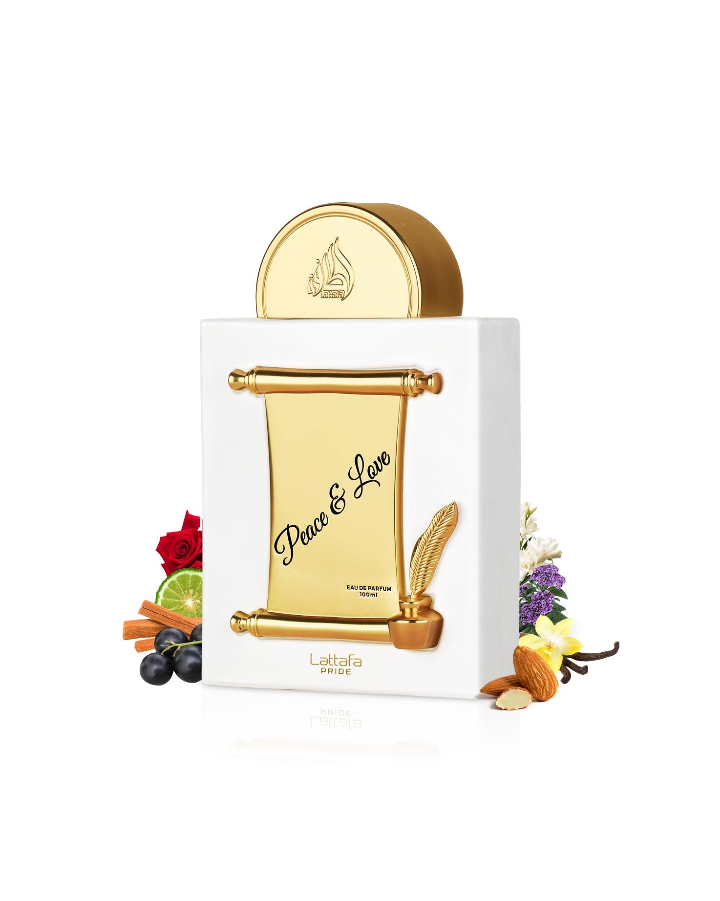 Lattafa Peace&Love100ml残97%ドバイ正規品 Lattafa Pride - Peace and Love - 100ml | Dubai Aroma SA